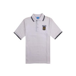 white short shirts hk uniform school uniform tailor made polo design men' s garment polo hk supplier SU203  white short shirts hk uniform school uniform tailor made polo design men' s garment polo hk supplier SU203